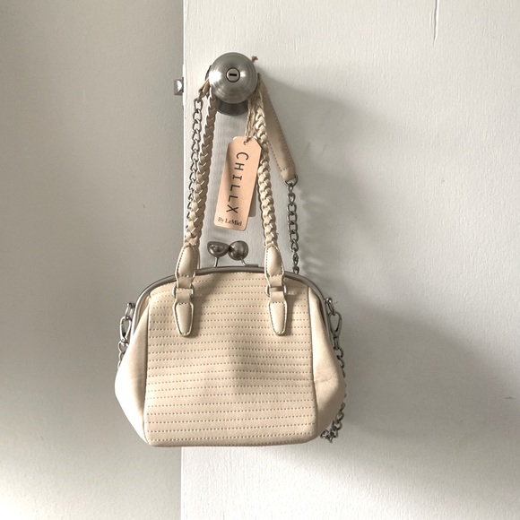 Chillx by Lemiel ivory shoulder/crossbody small bag - Picture 2 of 8